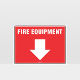 Custom Gate Signs,Fire Equipment Sign (Landscape)